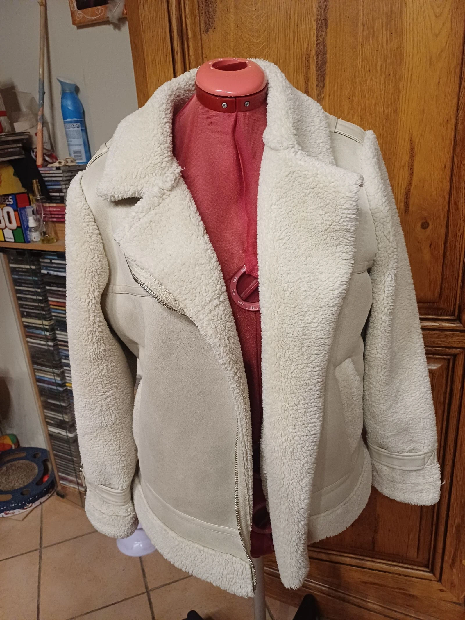 Crèmekleurige blouse maat 38 of M merk Pimkie – photo 7